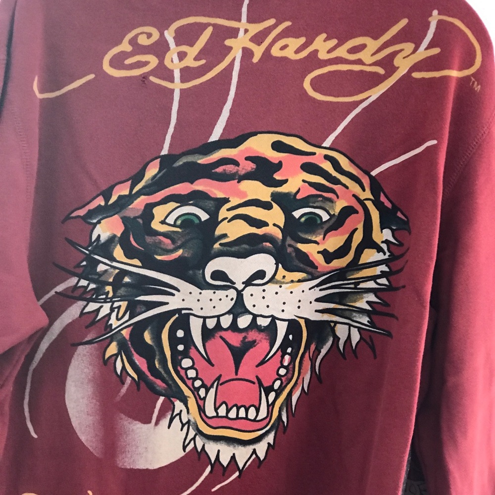 Ed hardy zip up